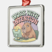 Work With Intention Ornament Aus Metall (Links)
