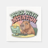 Work With Intention Serviette (Vorderseite)