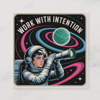 Work With Intention Telefonnummerkarte