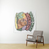 Work With Intention Wandteppich (Beispiel (Horizontal))