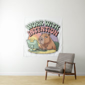 Work With Intention Wandteppich (Beispiel)