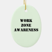 Work Zone Awareness Weihnachtsschmuck (Hinten)
