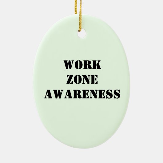 Work Zone Awareness Weihnachtsschmuck (Hinten)