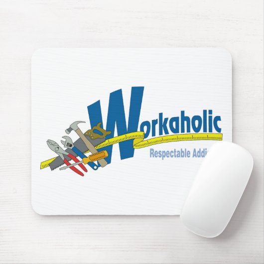 Workaholic-beachtliche Sucht Mousepad (Mit Mouse)