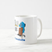 Workaholic Kaffeetasse (VorderseiteRechts)