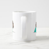 Workaholische Kaffee Lover Tasse - Stresst + müde (Rückseite)