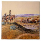 “Worked Over” Western Art by Charles M Russell Fliese (Vorderseite)