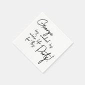 Worked Their Whole Life Retirement Party Serviette (Ecke)