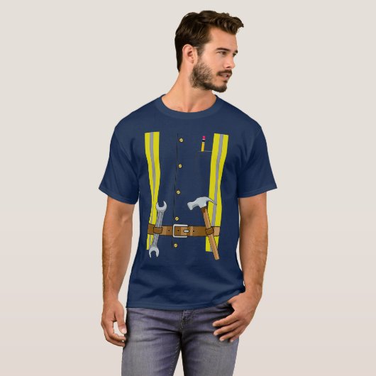 Worker-Halloween-Anzug für Boys T-Shirt (Vorne ganz)