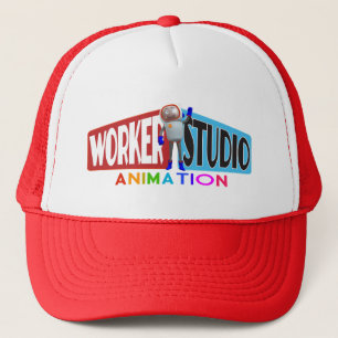 Worker Studio Animations Trucker Cap Truckerkappe