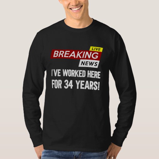 Worker work anniversary appreciation worked here f T-Shirt (Vorderseite)