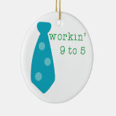 Workin 9 bis 5 keramikornament (Rechts)