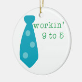 Workin 9 bis 5 keramikornament (Links)