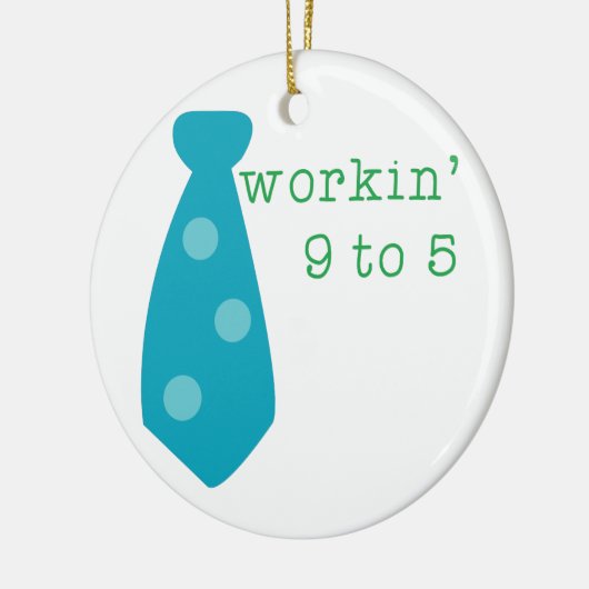 Workin 9 bis 5 keramikornament (Links)