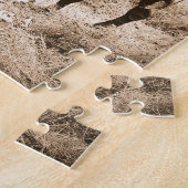 Working Amish Horses Sepia Puzzle (Seite)