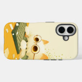 Working Cat Phone Case, Apple iPhone 16, Tough Case-Mate iPhone Hülle (Rückseite (Horizontal))