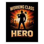 Working Class Hero Poster (Vorderseite)