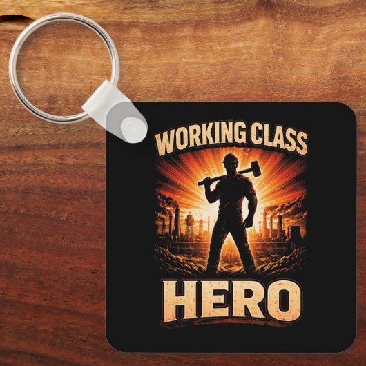 Working Class Hero Schlüsselanhänger (Vorderseite)