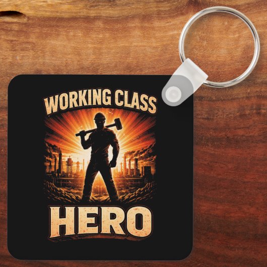 Working Class Hero Schlüsselanhänger (Rückseite)