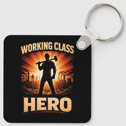 Working Class Hero Schlüsselanhänger (Rückseite)