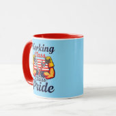 Working Class Pride Strong Arms Design Tasse (Vorderseite Links)