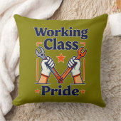 Working Class Pride Tools and Strength Design Kissen (Decke)
