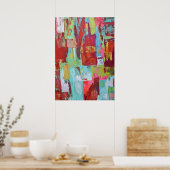 Working Girl 20 x 28 Poster (Küche)