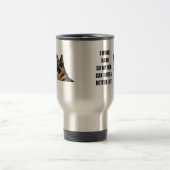 Working Hard for My German Shepherd Reisebecher (Mittel)