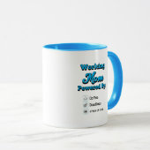 Working Mom Powered By:Coffee Deadlines A nap hope Tasse (VorderseiteRechts)
