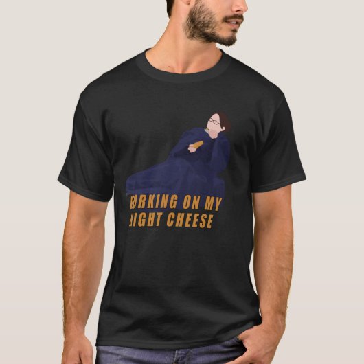 Working night cheese gift gift friends T-Shirt (Vorderseite)