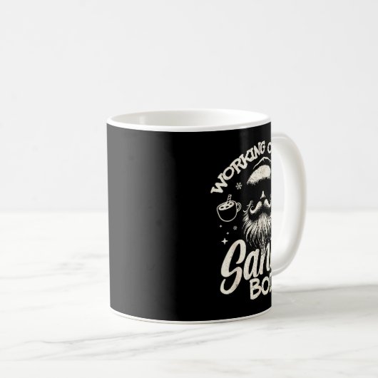 Working On My Santa Bod - Christmas Future Dad  Kaffeetasse (VorderseiteRechts)