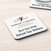 Working On Wellness Foundation Schutz-Untersetzer Getränkeuntersetzer (Linke Seite)