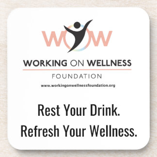 Working On Wellness Foundation Schutz-Untersetzer Getränkeuntersetzer