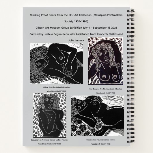 Working Proof Group Image Softcover 27.9cm x21.6cm Notizblock (Rückseite)