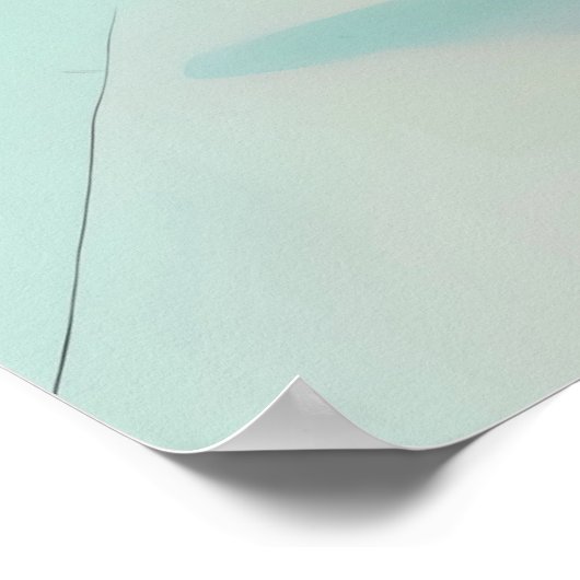 Working with Her Training Leg Poster (Ecke)