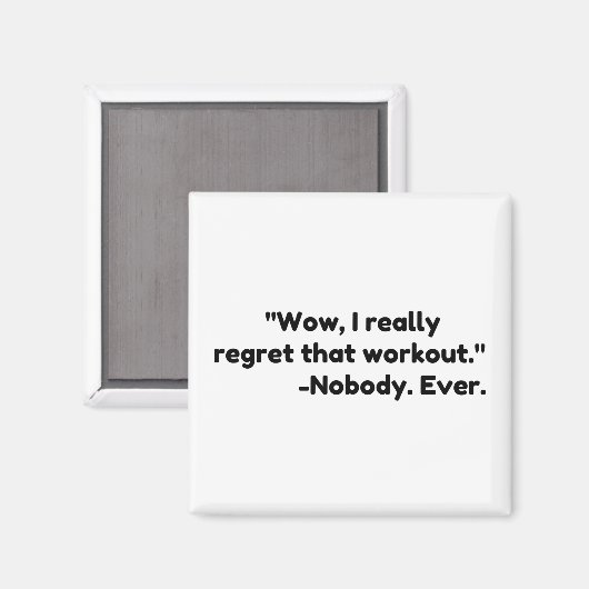 Workout-Angebot Magnet (Vorderseite/Rückseite)