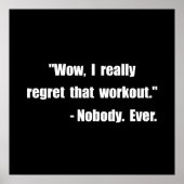 Workout-Angebot Poster (Vorne)