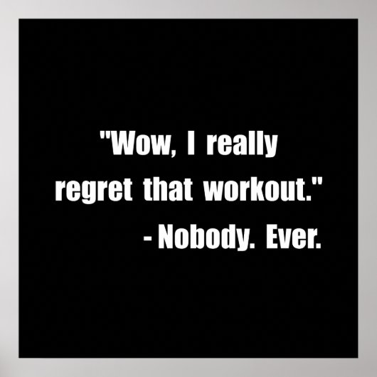 Workout-Angebot Poster (Vorne)