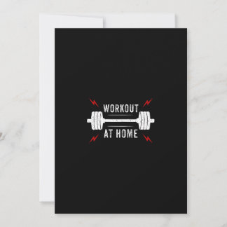 workout at home einladung