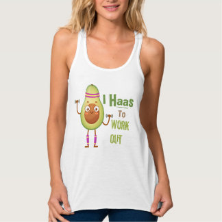 Workout Avocado-Shirt Tank Top
