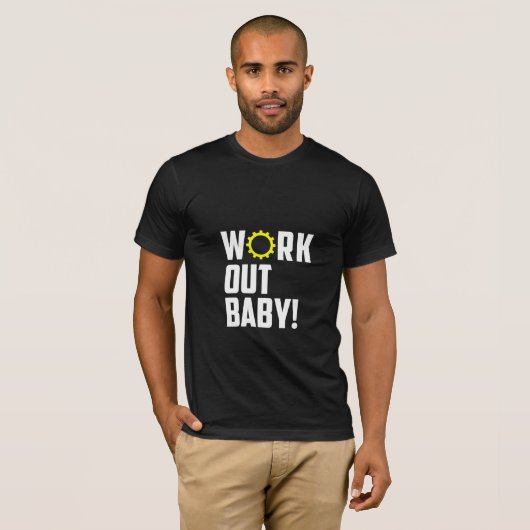 Workout Baby! - Gym-T - Shirt (Vorne ganz)