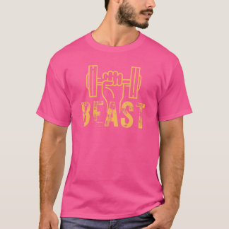 Workout Beast Yellow T-Shirt