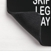 Workout Bodybuilding Leg Idee Mousepad (Ecke)