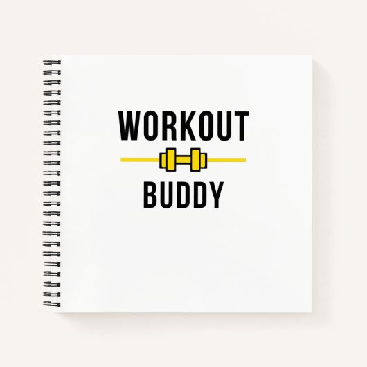 Workout Buddy Notizblock (Vorderseite)