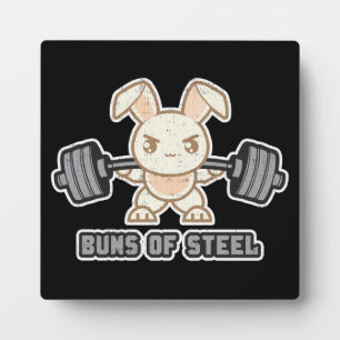 Workout Bunny Cartoon - Stahlgebläse, Funny Anime Fotoplatte