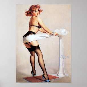 Workout-Button oben Poster