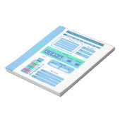 Workout Daily Schedule Mehl and weight tracker Notizblock (Rotiert)