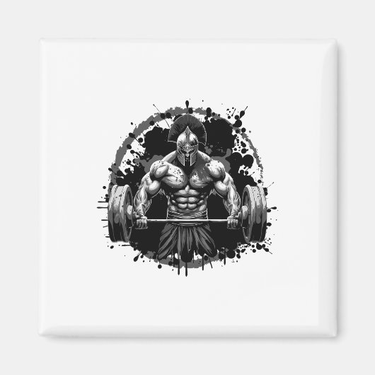 Workout Dream Style Inc Spartan Bodybuilding Gladi Magnet (Vorne)