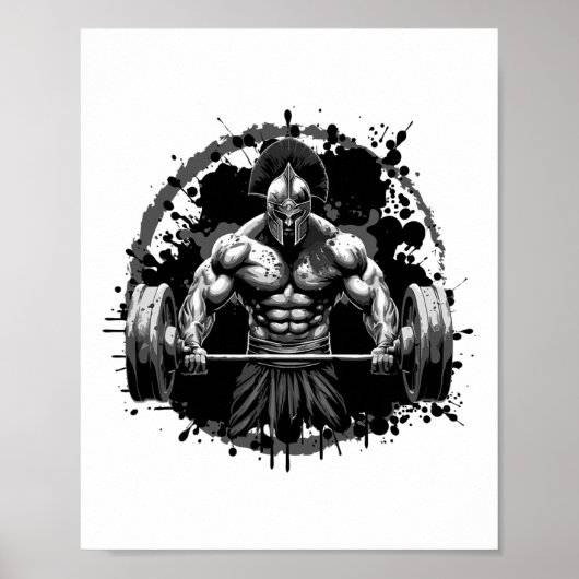 Workout Dream Style Inc Spartan Bodybuilding Gladi Poster (Vorne)