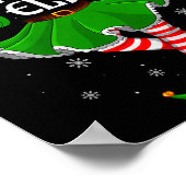 Workout Elf Christmas Family Girls Women Elf Squad Poster (Ecke)